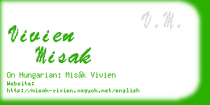 vivien misak business card