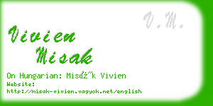 vivien misak business card